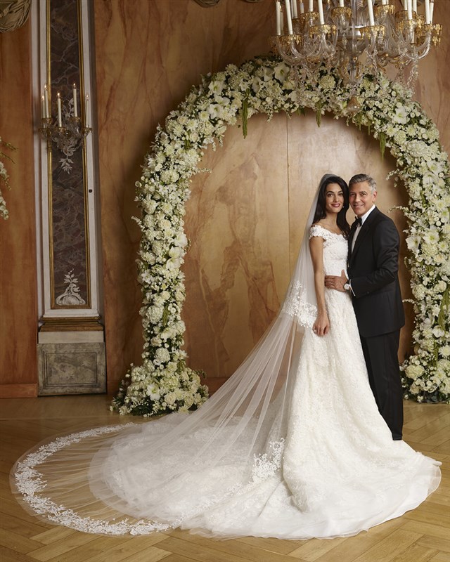 George Clooney and Amal Alamuddin Wedding Pictures